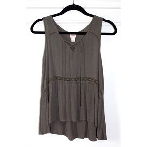 Mossimo Olive Green Tank Top